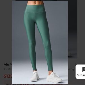 Alo Airlift Winter Warm High-Waist Legging - Winter Ivy